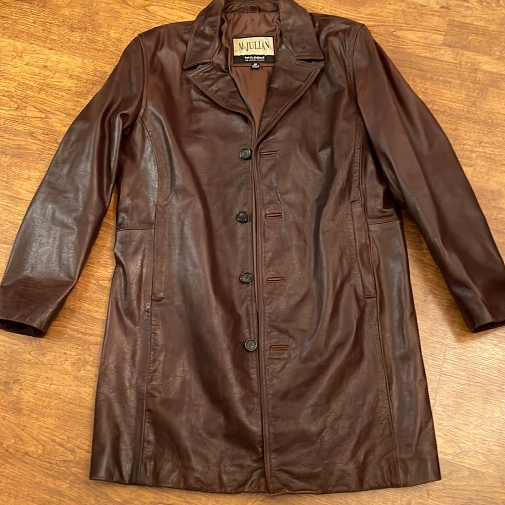 M Julian Wilsons Leather Longcoat / Overcoat
